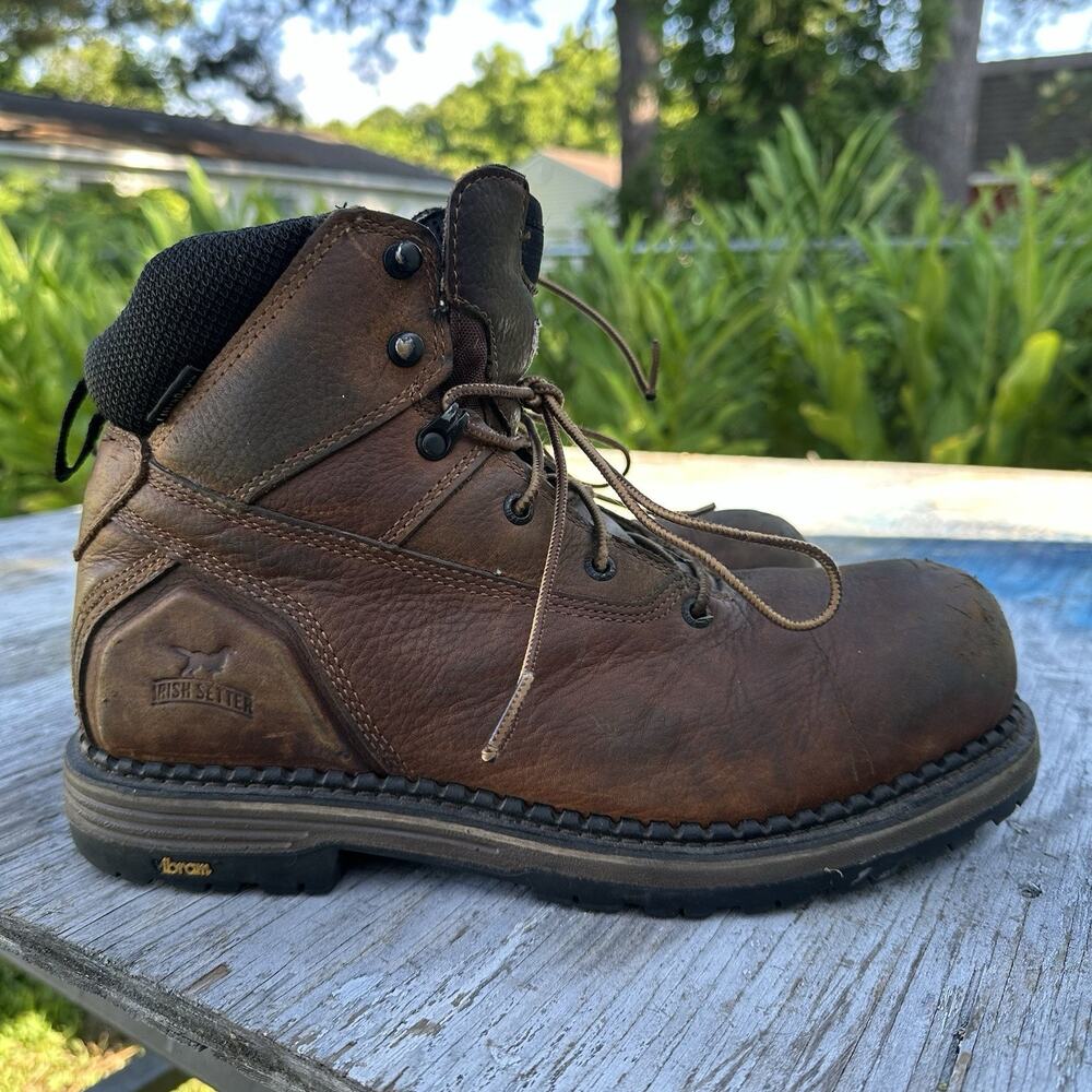 Irish Setter 83687D 095 Edgerton Waterproof Work Boots for Men Brown - 11 D 220